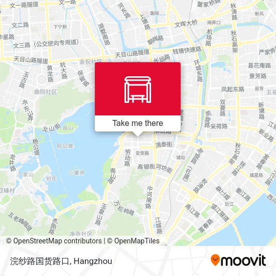 浣纱路国货路口 map