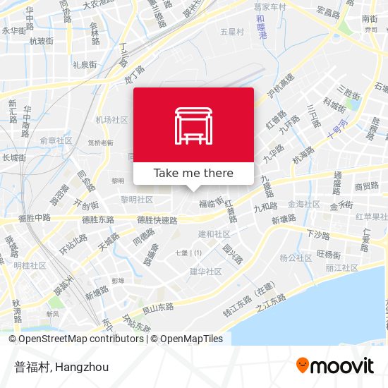 普福村 map