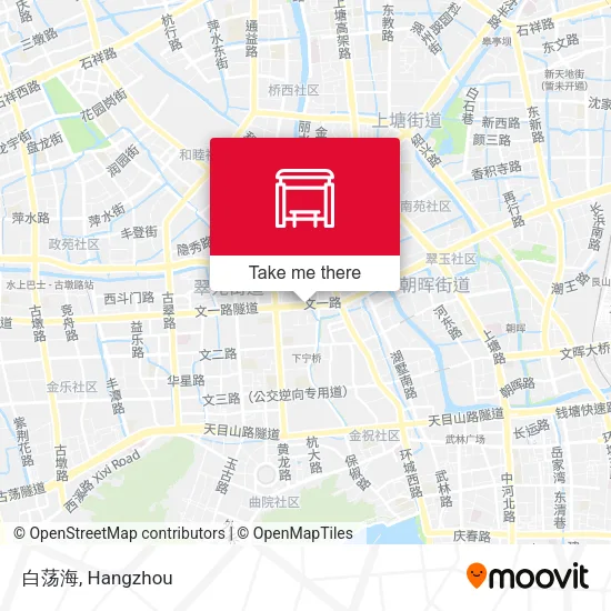 白荡海 map