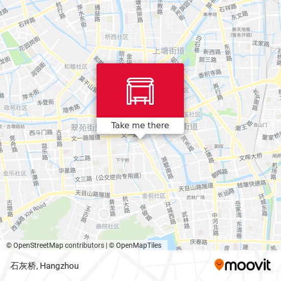 石灰桥 map