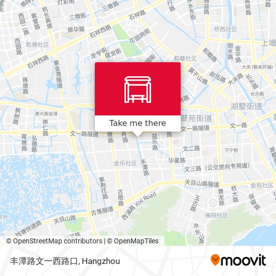 丰潭路文一西路口 map