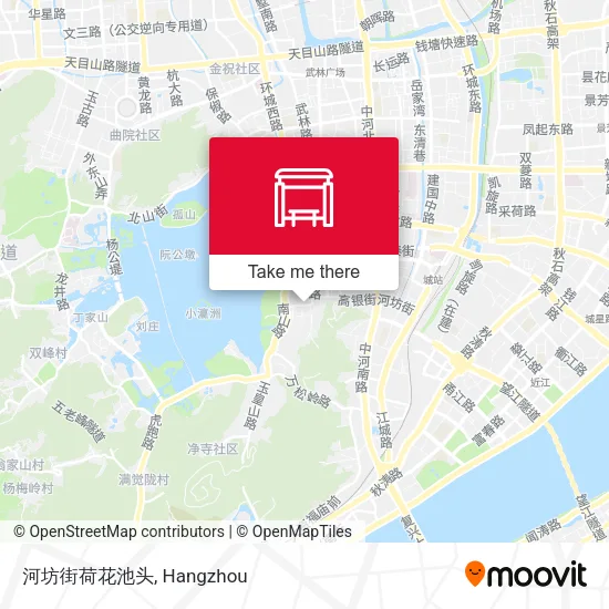 河坊街荷花池头 map