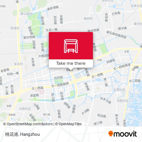 桃花港 map