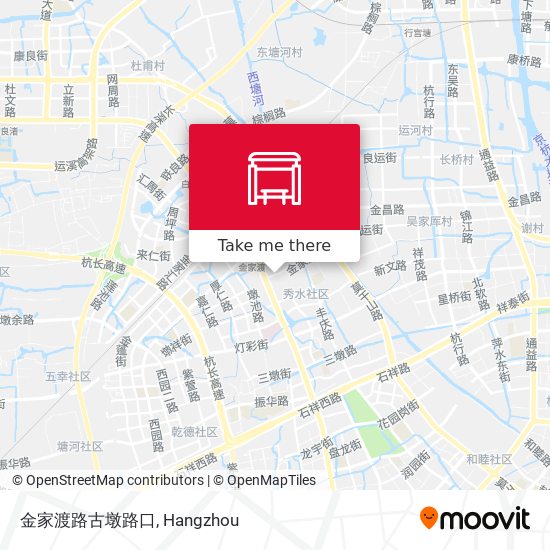 金家渡路古墩路口 map