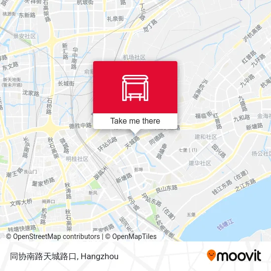 同协南路天城路口 map