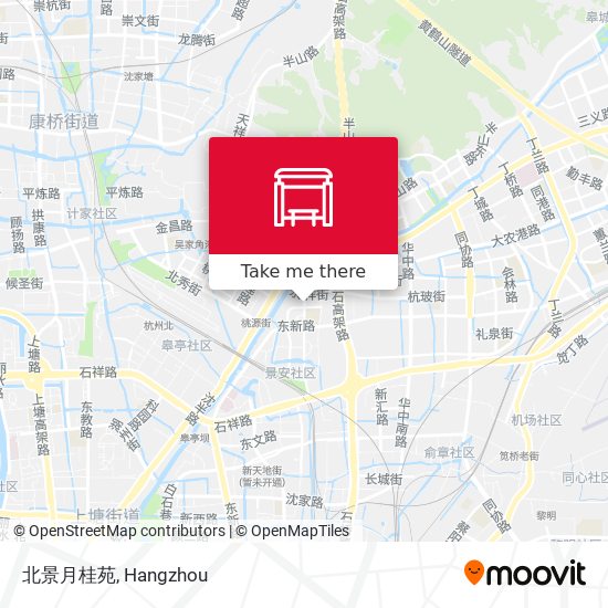 北景月桂苑 map
