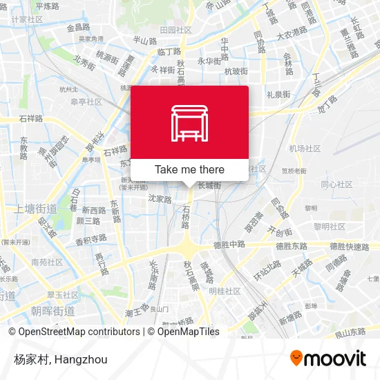 杨家村 map
