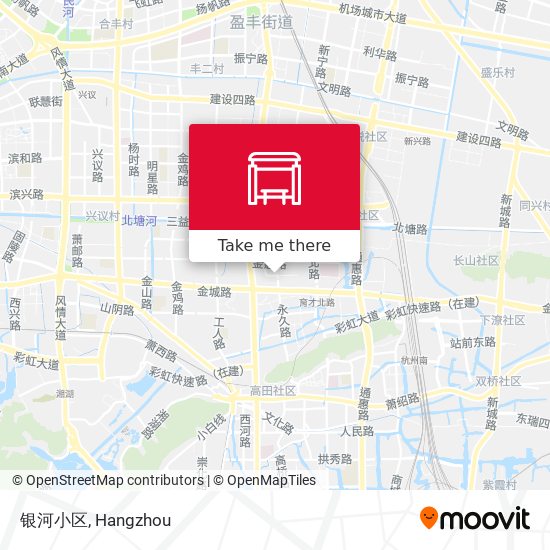银河小区 map