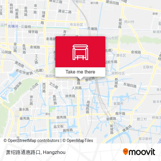 萧绍路通惠路口 map
