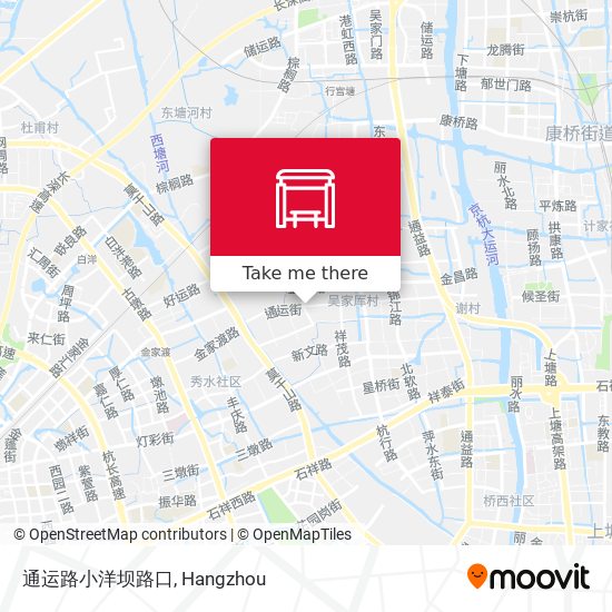 通运路小洋坝路口 map