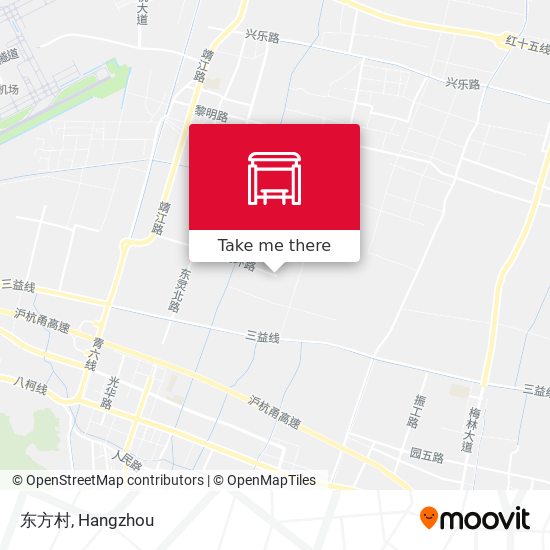 东方村 map