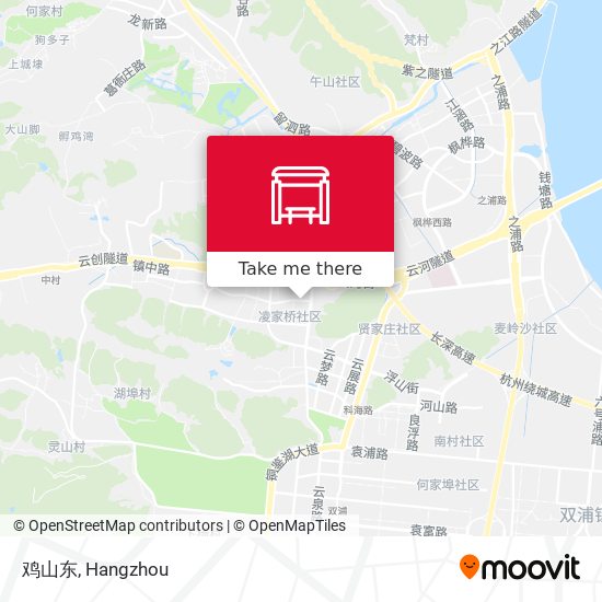 鸡山东 map