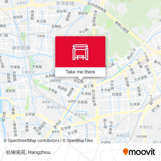 杭钢南苑 map