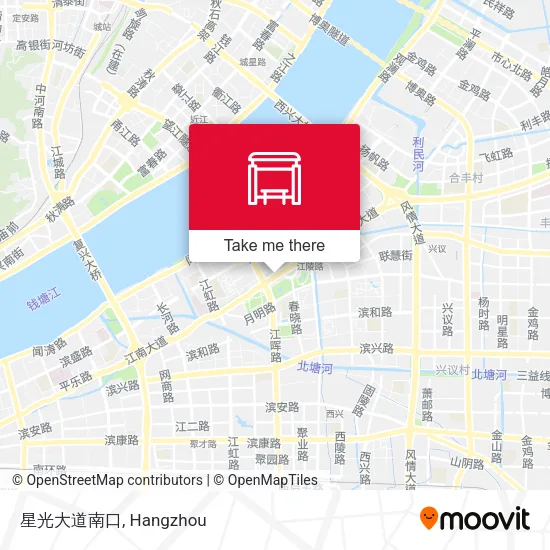 星光大道南口 map