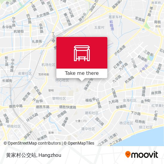 黄家村公交站 map