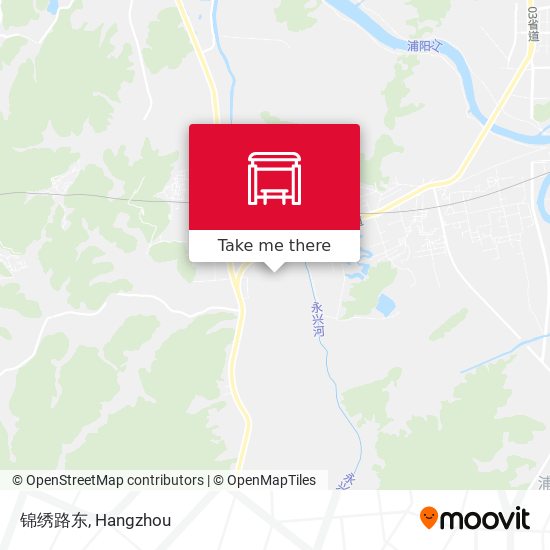 锦绣路东 map