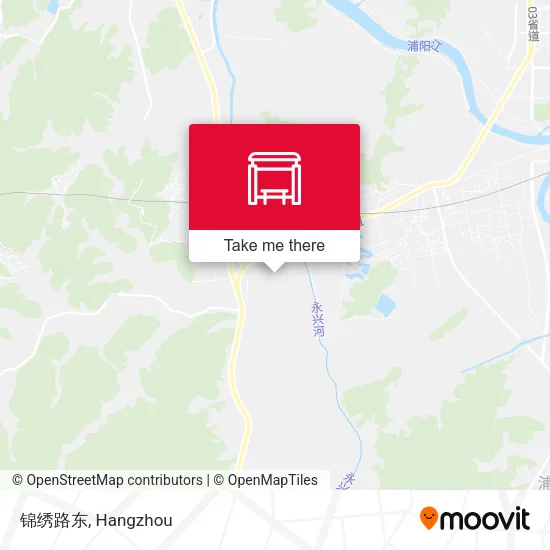 锦绣路东 map