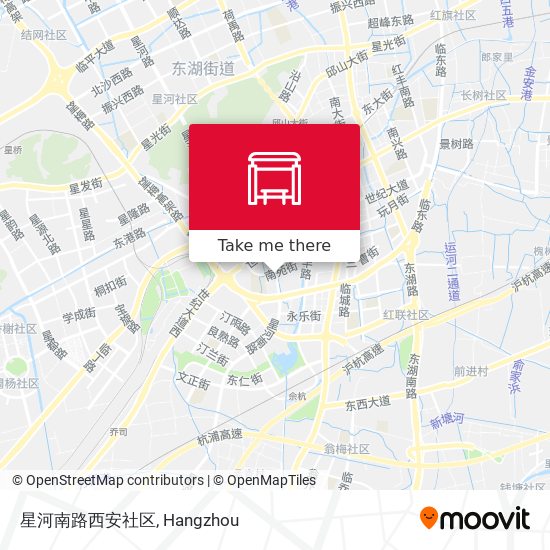 星河南路西安社区 map