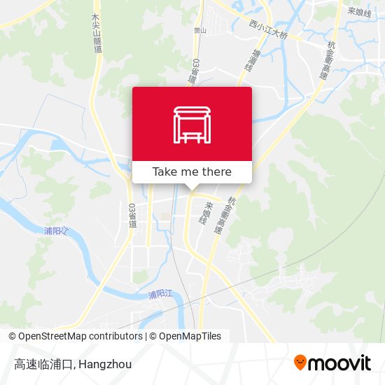 高速临浦口 map