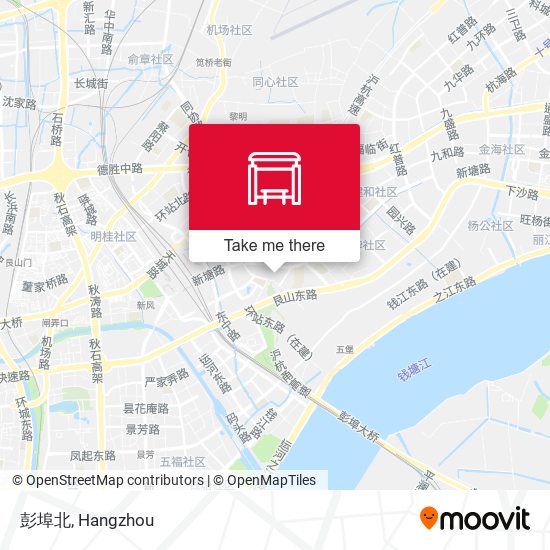 彭埠北 map