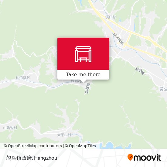 鸬鸟镇政府 map