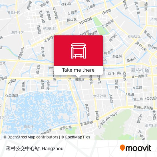蒋村公交中心站 map