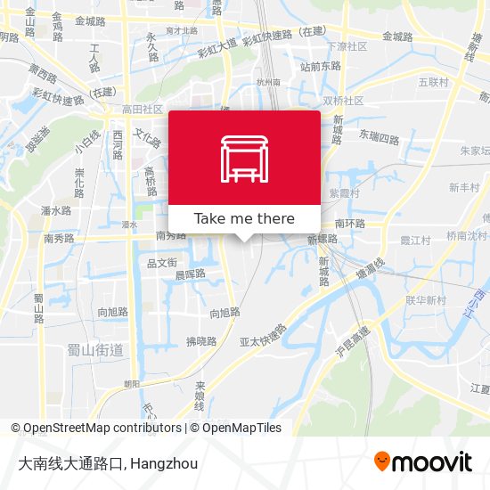 大南线大通路口 map