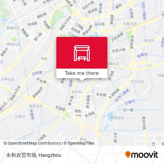 永和农贸市场 map