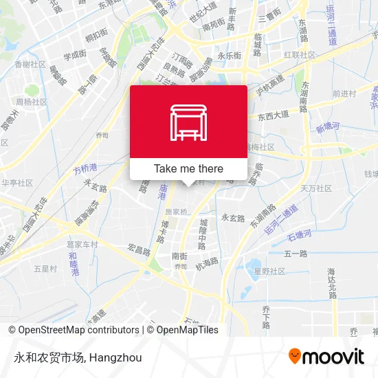 永和农贸市场 map