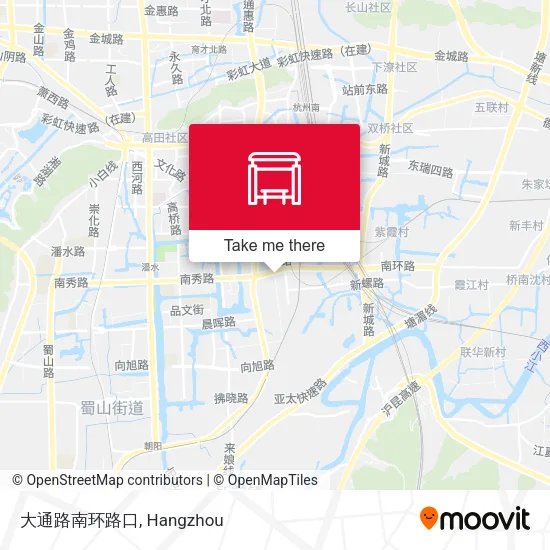 大通路南环路口 map