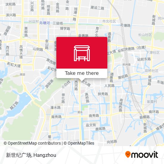 新世纪广场 map