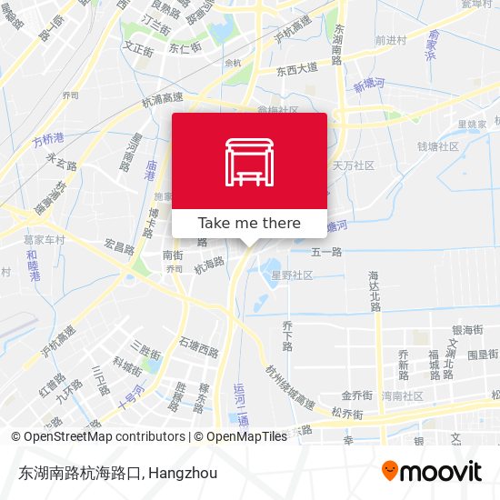 东湖南路杭海路口 map