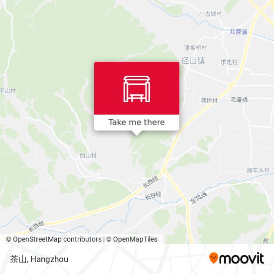茶山 map