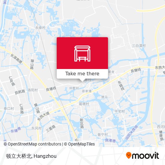 顿立大桥北 map