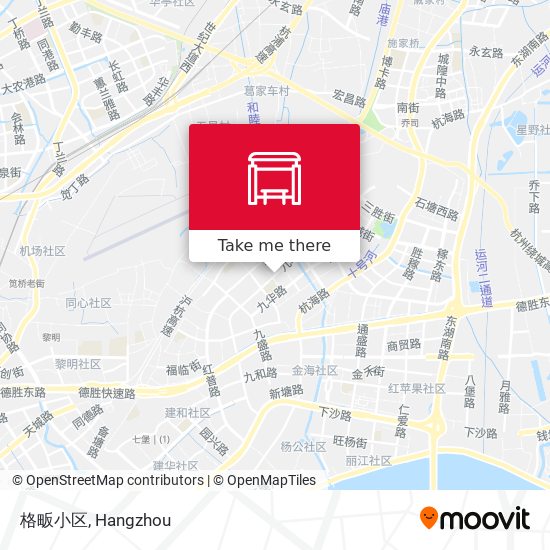 格畈小区 map