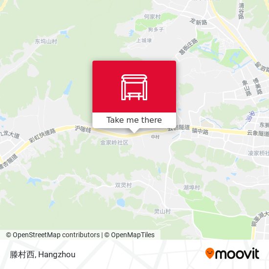 滕村西 map