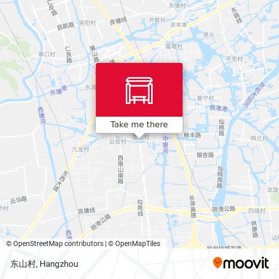 东山村 map