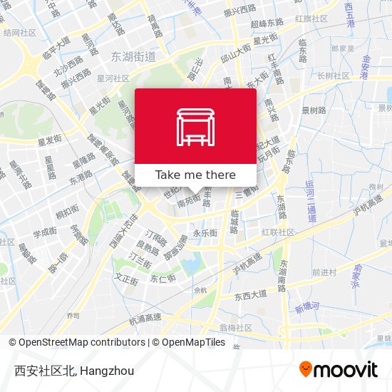 西安社区北 map