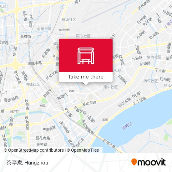 茶亭庵 map