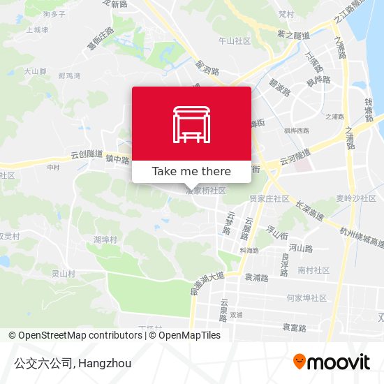 公交六公司 map