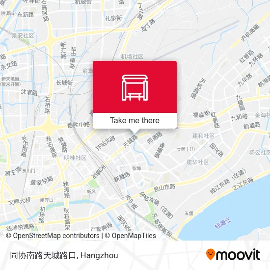 同协南路天城路口 map
