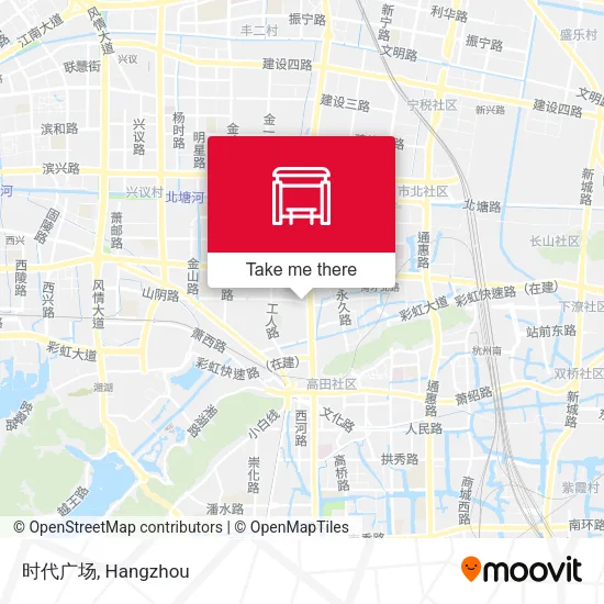 时代广场 map
