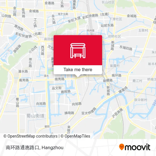 南环路通惠路口 map