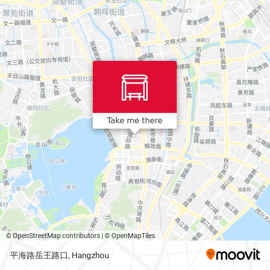 平海路岳王路口 map