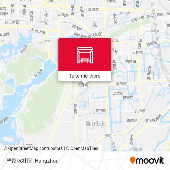 严家埭社区 map