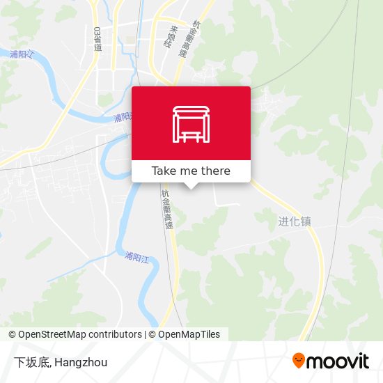 下坂底 map