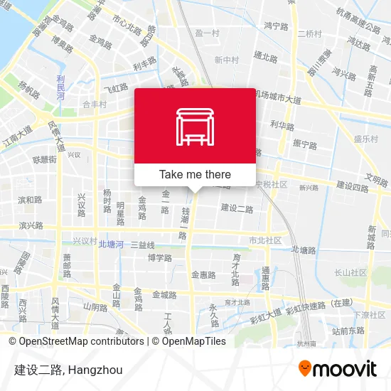 建设二路 map