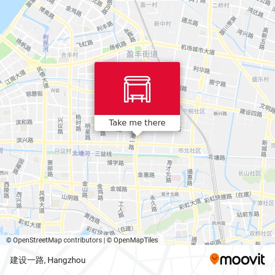 建设一路 map