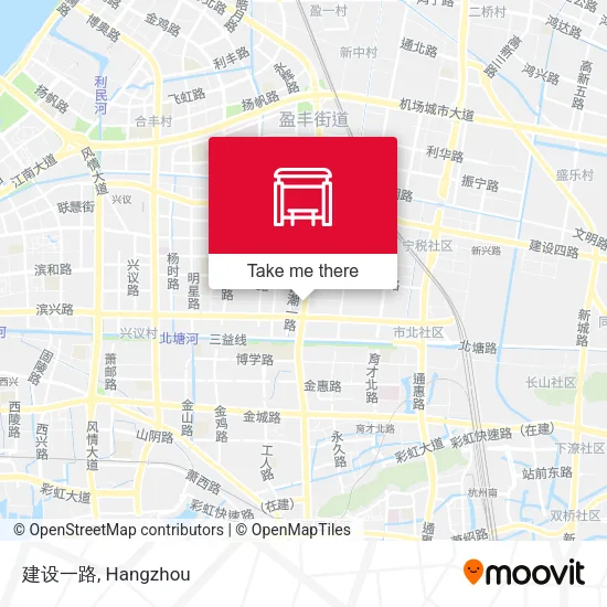 建设一路 map