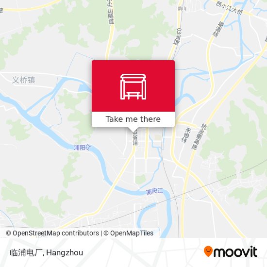 临浦电厂 map